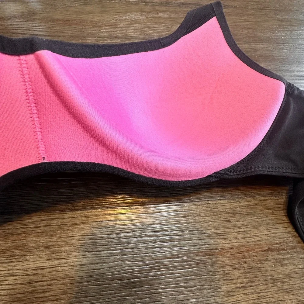 Victoria's Secret PINK Black Lightly Lined Bra T-Shirt Full Coverage L / G / B85